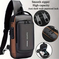Premium Anti-Theft Crossbody Sling Bag for Men – USB Charging & Password Lock