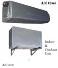 AC Cover Set - Indoor & Outdoor Split AC Cover - Dustproof Waterproof Parachute Cover For 1 Ton 1.5 Ton 2 Ton AC