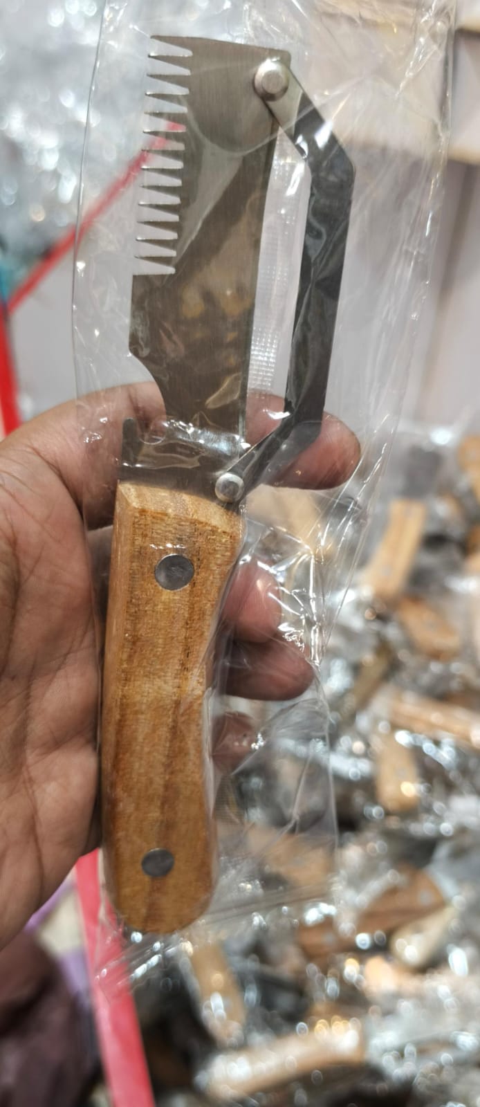 3 In 1 Wooden Peeler - Grater & Bottle Opener