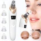 Blackhead Remover Machine - Multifunctional Pore Cleaner Vacuum - Electric Blackhead Remover - Pore Vacuum Suction Tool - Blackheads & Whiteheads Remover - 4 Heads - USB Rechargeable