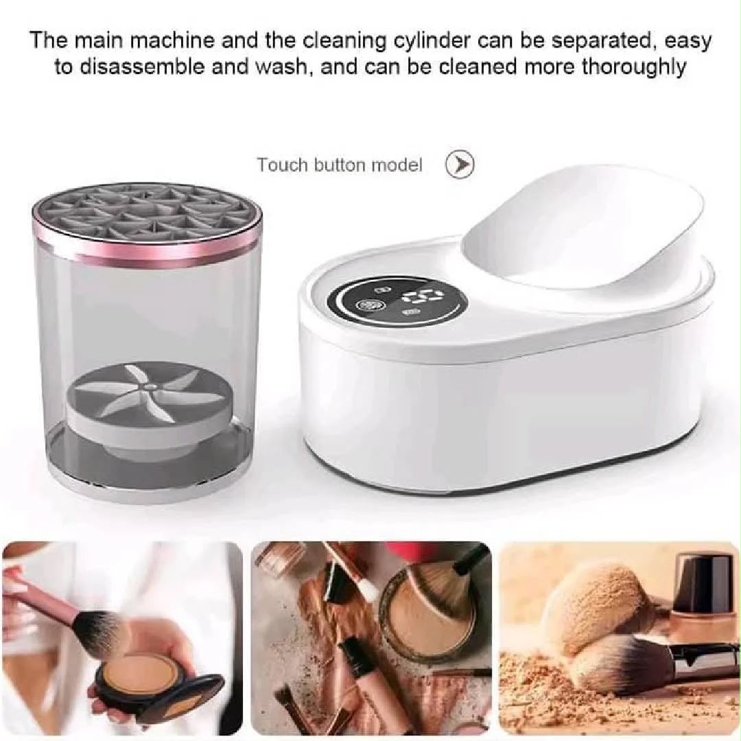 Electric Makeup Brush Cleaner - 3 in 1 Washer & Dryer